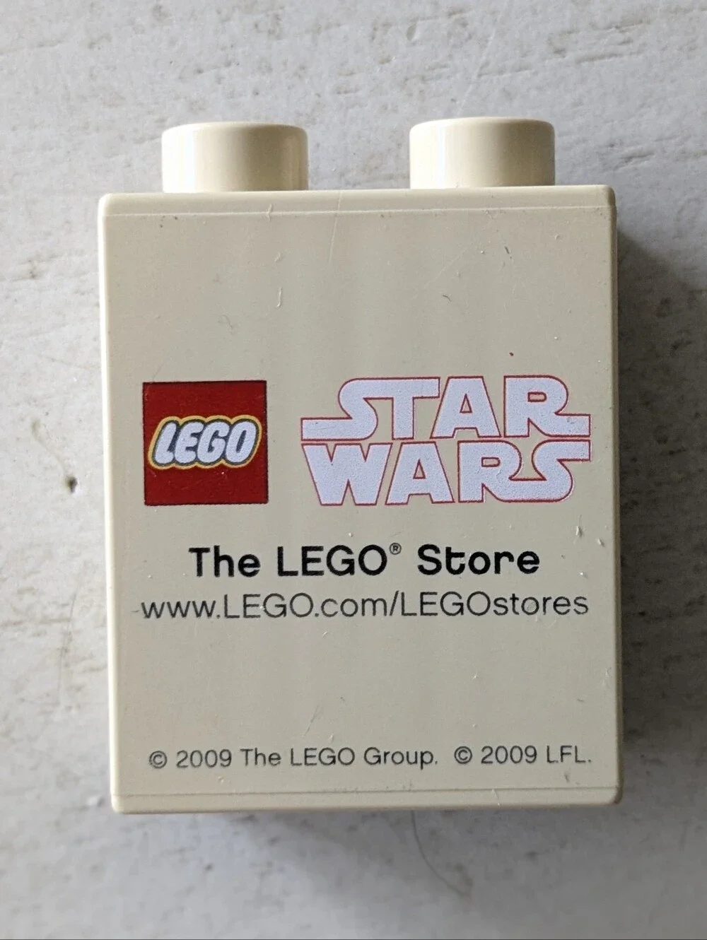 VINTAGE 2009 LEGO STORE MASTER BUILDER EVENT YODA BRICK